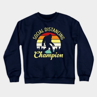 Bigfoot Social Distancing Champion Crewneck Sweatshirt